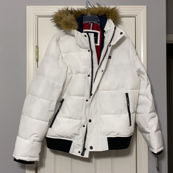 ❗️FINAL❗️ 🆕 Tommy Hilfiger Quilted Arctic Cloth Bomber 🔴🔴 - Picture 6 of 8